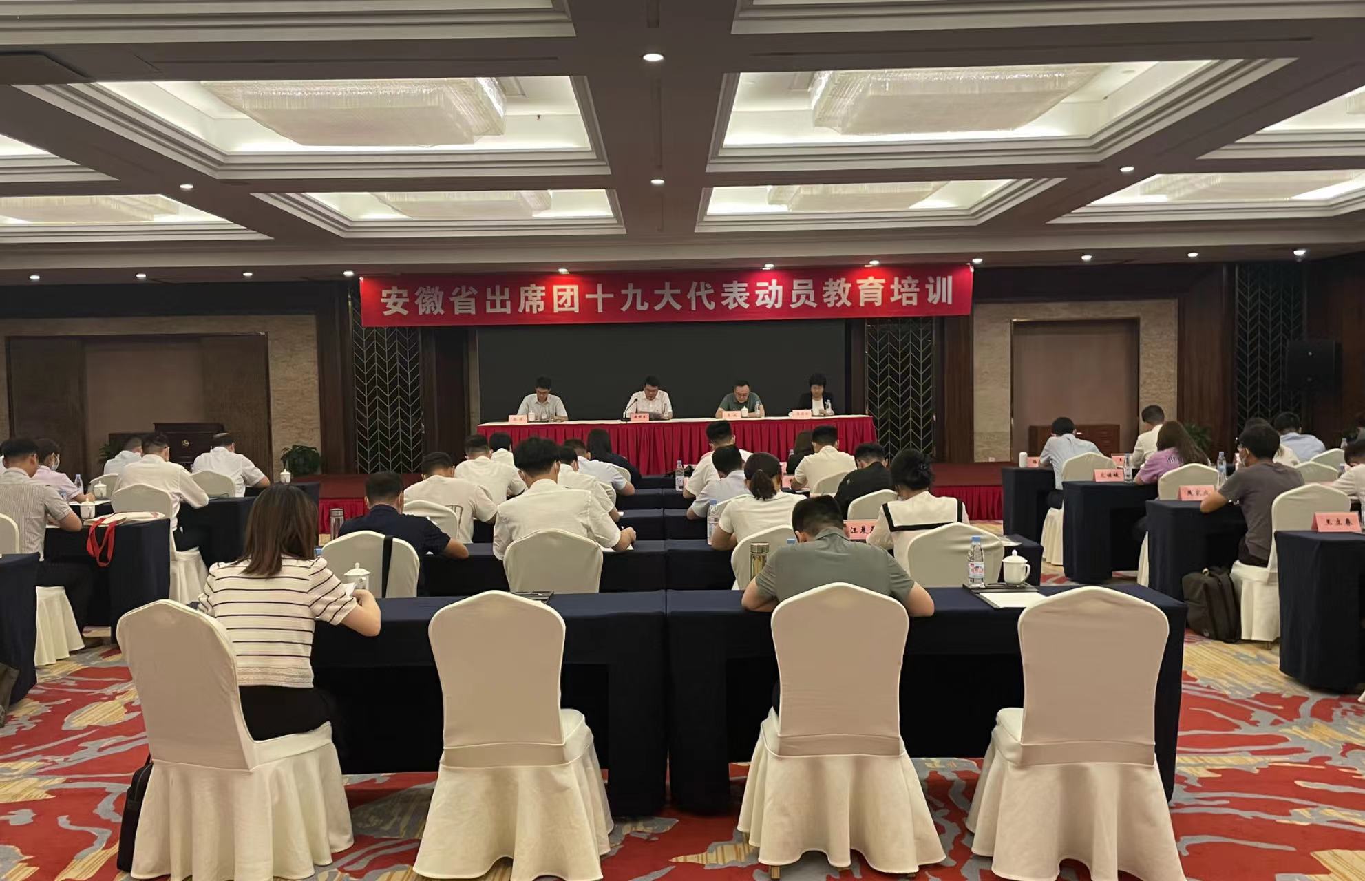 安徽省出席团十九大代表动员教育培训会召开
